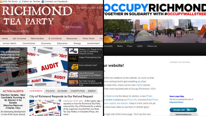 Richmond Tea Party Occupy